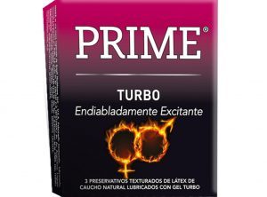 Preservativos PRIME TURBO X3 Unidades Doble Lubricacion