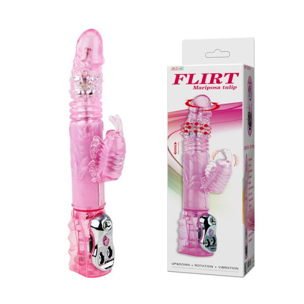 VIBRADOR ROTADOR-SUBE Y BAJA-RABBIT FLIRT