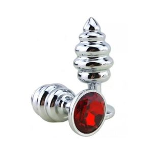 STEEL WAVES STRASS ANAL PLUG Small