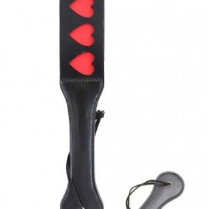 Palmeta con Corazones Negra