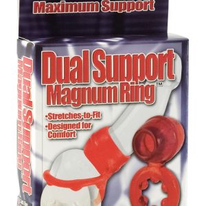 Anillo Magnum de doble soporte – Rojo