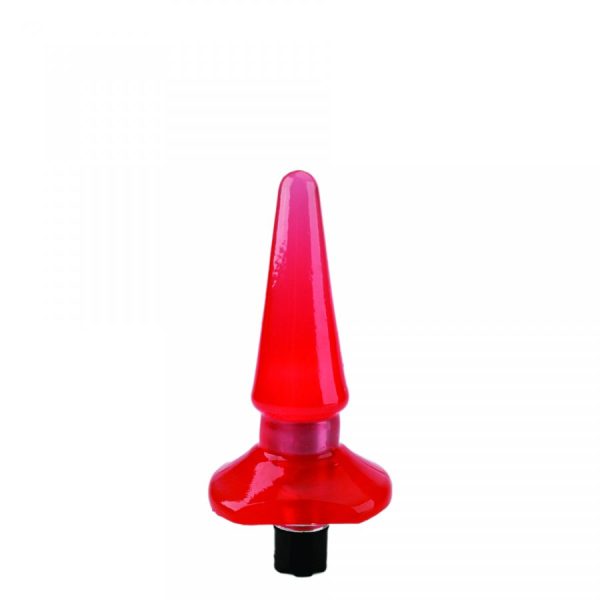 PLUG JELLY ROJO VIBRADOR