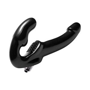 STRAP ON CON VIBRADOR NEGRO GRANDE
