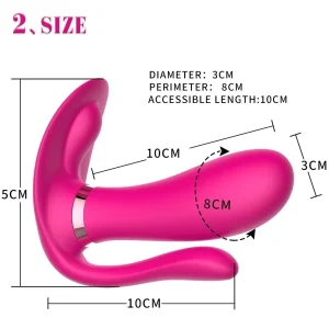 MASAJEADOR PROSTATICO VIBRADOR-USB TRIPLE ESTIMULACION