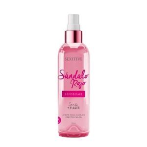 Aceite Para Masajes Efecto Calor - Sandalo Rojo - 130 Ml