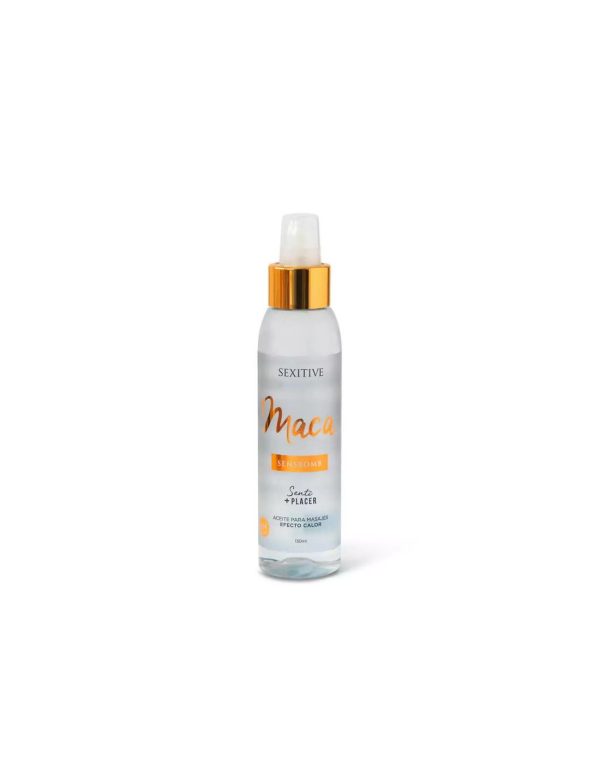 Aceite Para Masajes Efecto Calor - Maca - 130 Ml