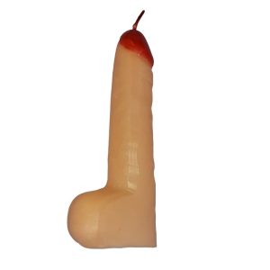 VELA CON FORMA DE PENE MEDIANA X 11cm