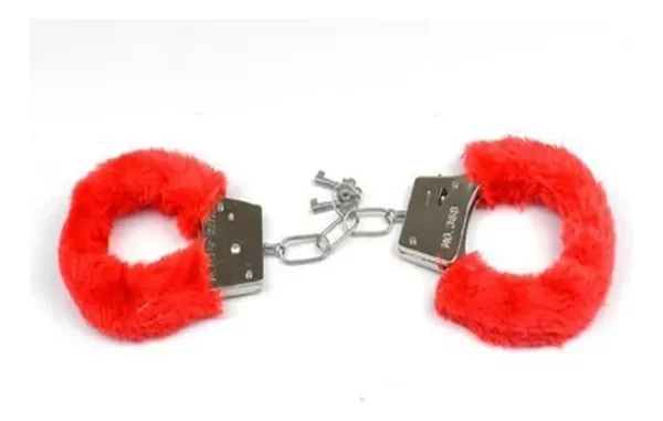ESPOSAS DE METAL CON PELUCHE - Imagen 2