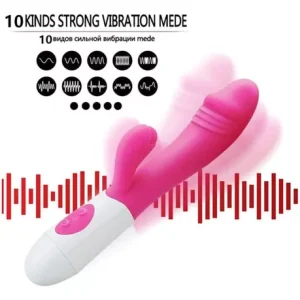 Vibrador Dual Punto G Clítoris USB Recargable