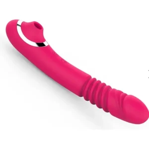 Succionador Clítoris y Vibrador Retráctil Usb Recargable