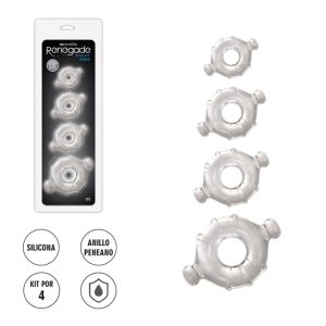 Set de anillos flexibles para mayor control y duración