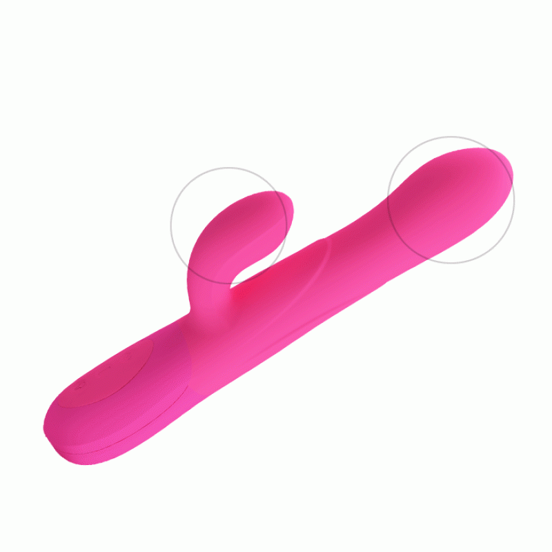 Vibrador Inflable Pretty Love Dennis - Doble Estimulación y Grosor Ajustable